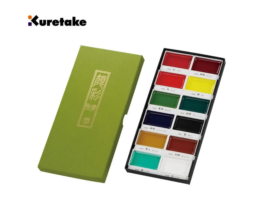 【Kuretake 日本吳竹】 耽美顏彩12色 歷史價格詳細信息