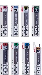 Pentel 飛龍 C205 自動鉛筆芯0.5mm 40支入/筒HB B 2B 3B 4B 飛龍自動鉛筆芯 學測 文具 歷史價格詳細信息