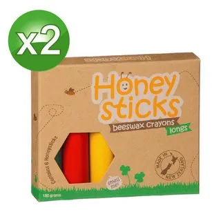 【Honey Sticks】純天然蜂蠟無毒浴室可水洗蠟筆(7色x2組) 歷史價格詳細信息