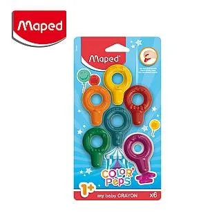 【法國MAPED】寶寶圈圈蠟筆6色 不沾手寶寶蠟筆 歷史價格詳細信息