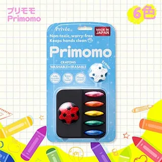 【Primomo】普麗貓趣味蠟筆 (戒指型) 6色 - 附橡皮擦 歷史價格詳細信息