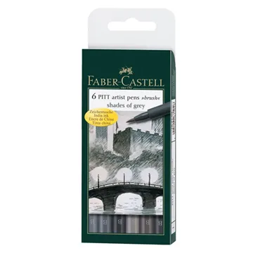 Faber_Castell PITT軟毛筆頭藝術筆鄉土色系*167106 歷史價格詳細信息