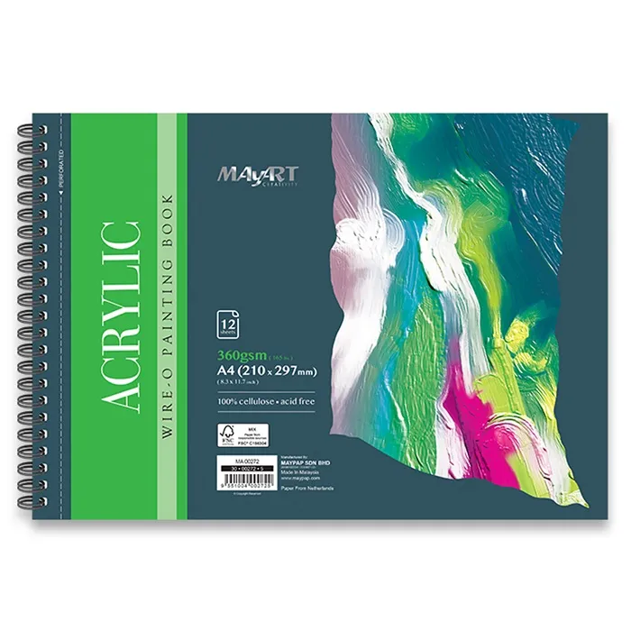MAYART 美雅A4   300 g/m2 中紋/冷壓 12張入 荷蘭 全棉中目水彩本(3本) 歷史價格詳細信息
