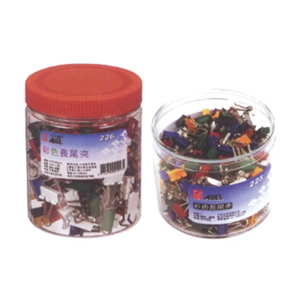 力大牌ABEL彩色長尾夾225/25mm/72支/筒 歷史價格詳細信息