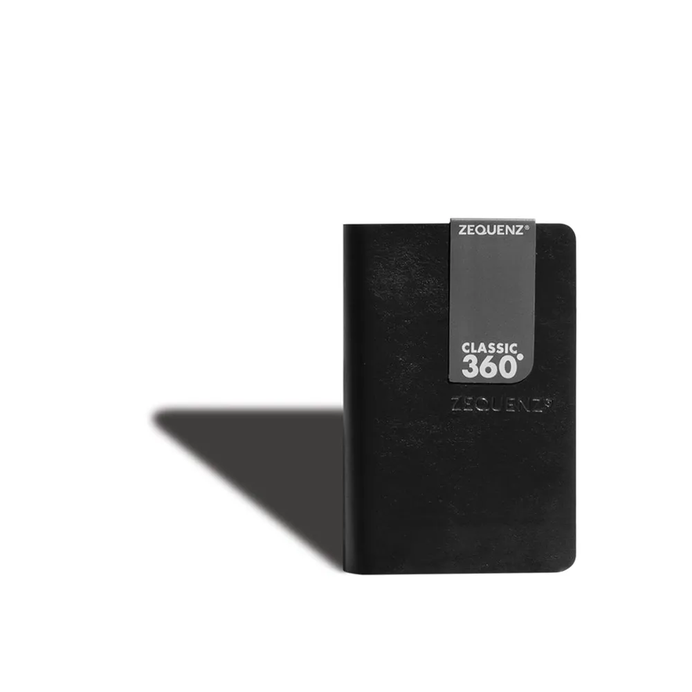 ZEQUENZ 360度可摺疊捲曲筆記本(黑色)(A6)(方眼內頁) 歷史價格詳細信息