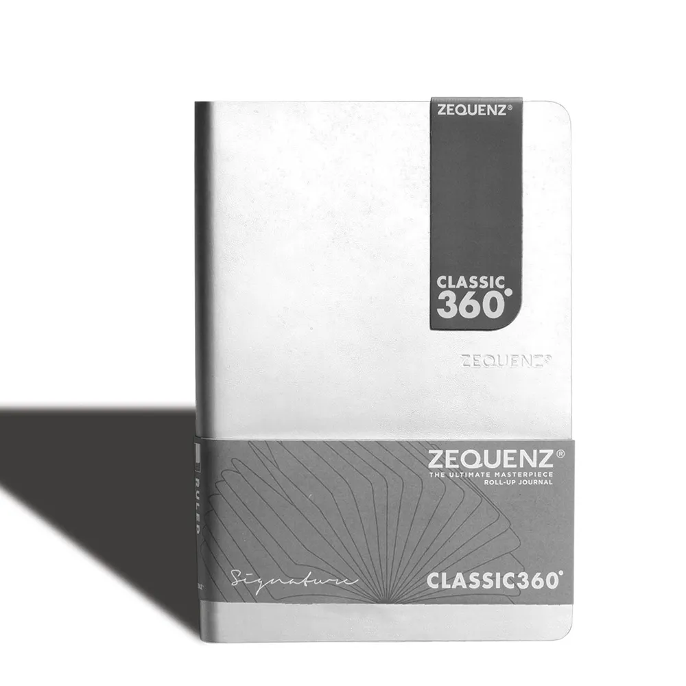 ZEQUENZ 360度可摺疊捲曲筆記本(黑色)(A6)(方眼內頁) 歷史價格詳細信息