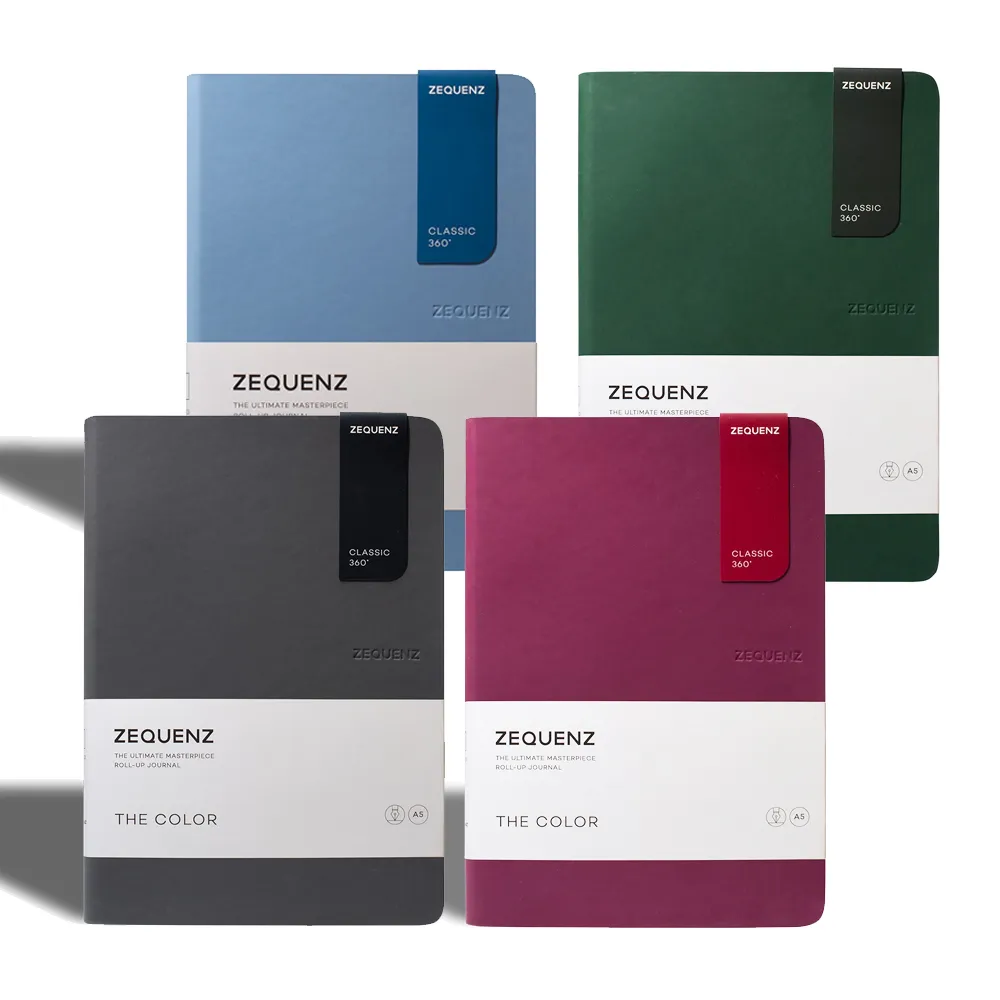 ZEQUENZ 360度可捲曲筆記本-繽紛系列A6-/皇家藍色/方格內頁 歷史價格詳細信息