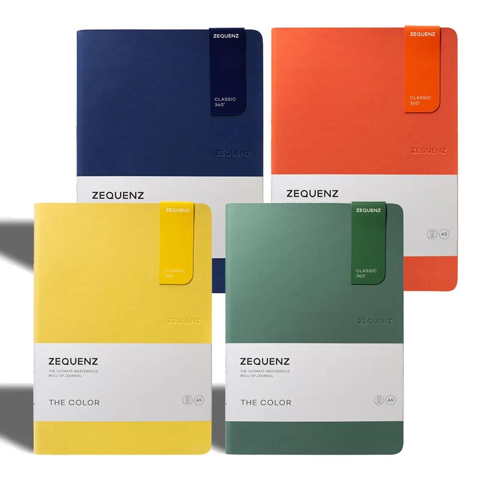 ZEQUENZ 360度可捲曲筆記本-繽紛系列A6-/皇家藍色/方格內頁 歷史價格詳細信息