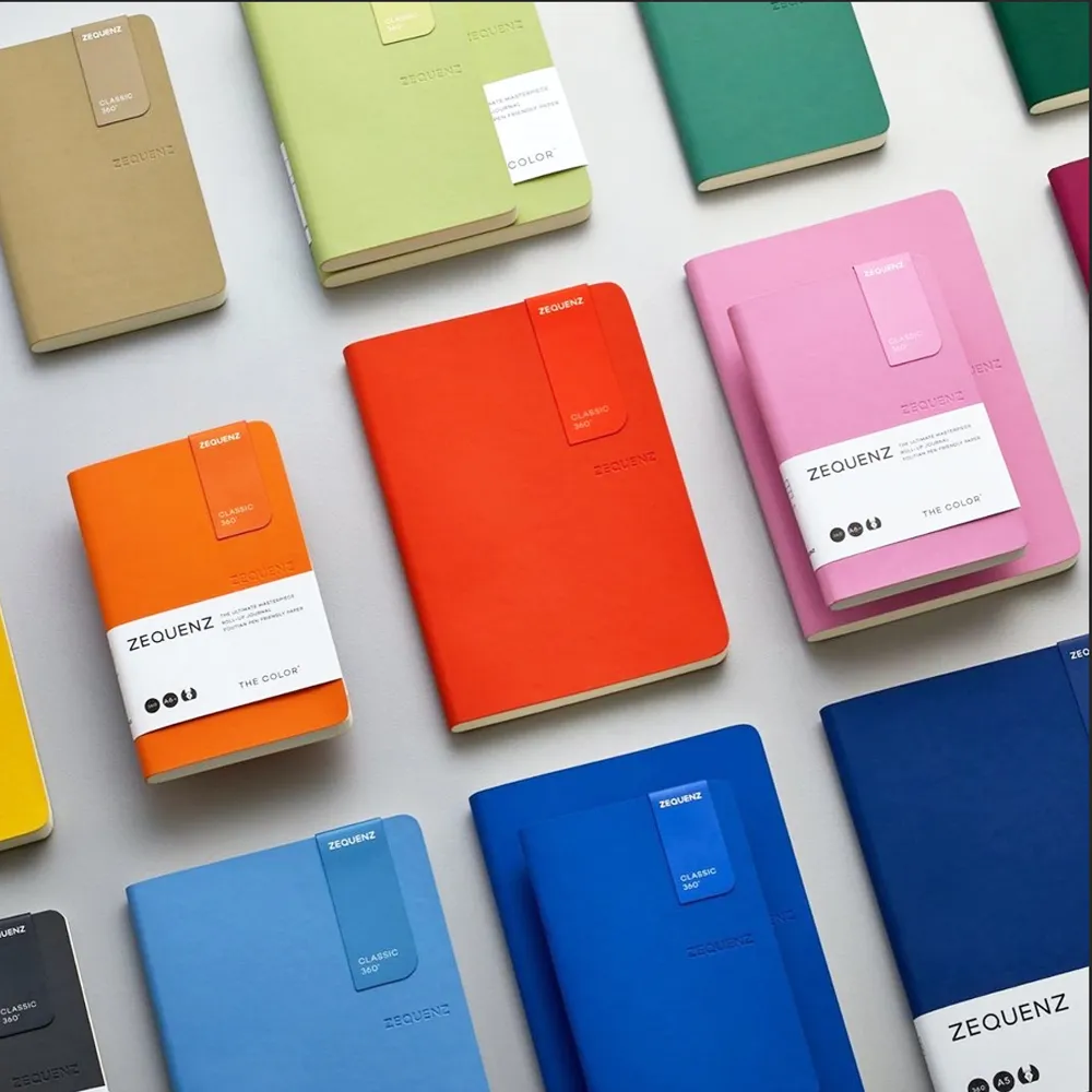 ZEQUENZ 360度可捲曲筆記本-繽紛系列A6-/皇家藍色/方格內頁 歷史價格詳細信息