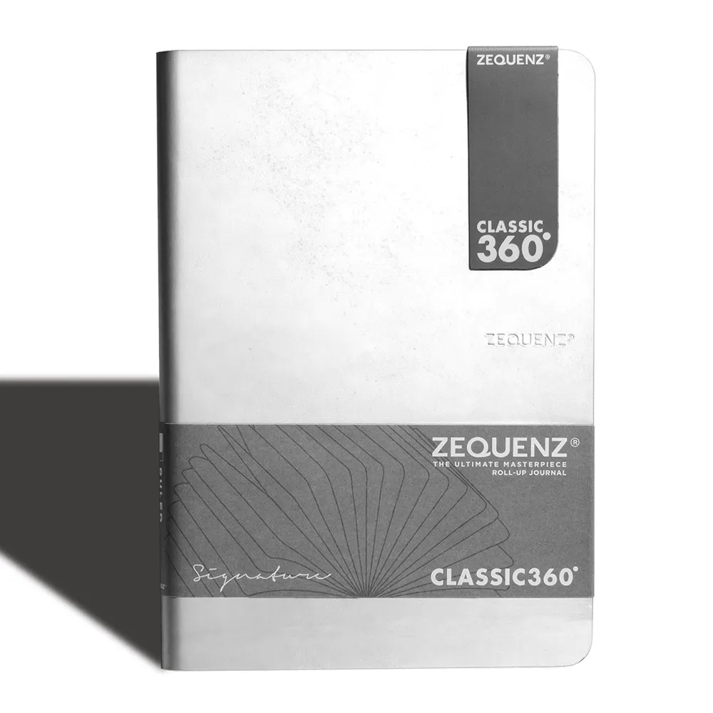 ZEQUENZ 360度可摺疊捲曲筆記本(黑色)(A6)(方眼內頁) 歷史價格詳細信息