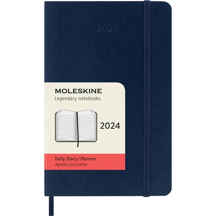 MOLESKINE 2024日記手帳12M 軟皮-L型寶藍 歷史價格詳細信息