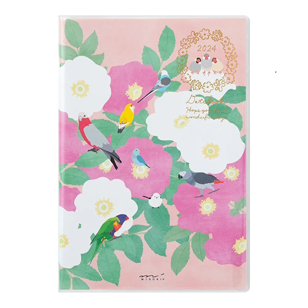 日本 MIDORI《2024 Pocket Diary 手帳 - 小鳥》Slim 月間 歷史價格詳細信息