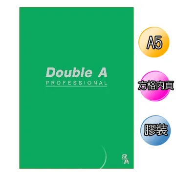 DoubleA A5小清新系列(方格內頁-藍)膠裝筆記本40頁(DANB20011) 歷史價格詳細信息