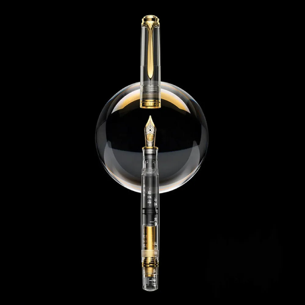 Pelikan 百利金 M800 鋼筆 透明示範筆 F 歷史價格詳細信息