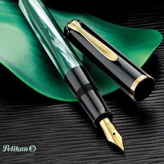 Pelikan百利金　PL-Ｍ600-1綠條紋鋼筆 歷史價格詳細信息