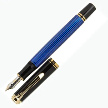 Pelikan百利金藍桿金夾14k鋼筆*Ｍ600 歷史價格詳細信息