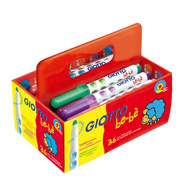 義大利GIOTTO 可洗式寶寶彩色筆手提組(36入)(畫畫用品)(Songbaby) 歷史價格詳細信息