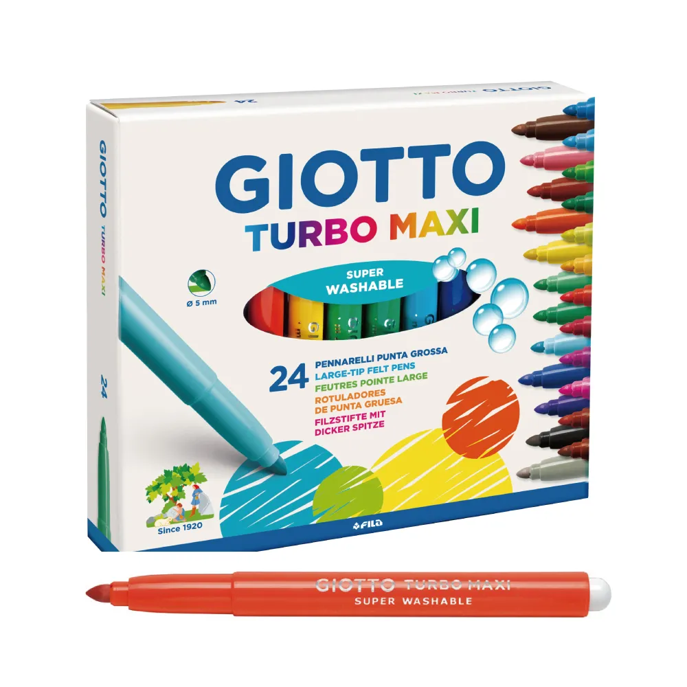 【義大利GIOTTO】可洗式兒童安全彩色筆(細96支)附筆筒 歷史價格詳細信息