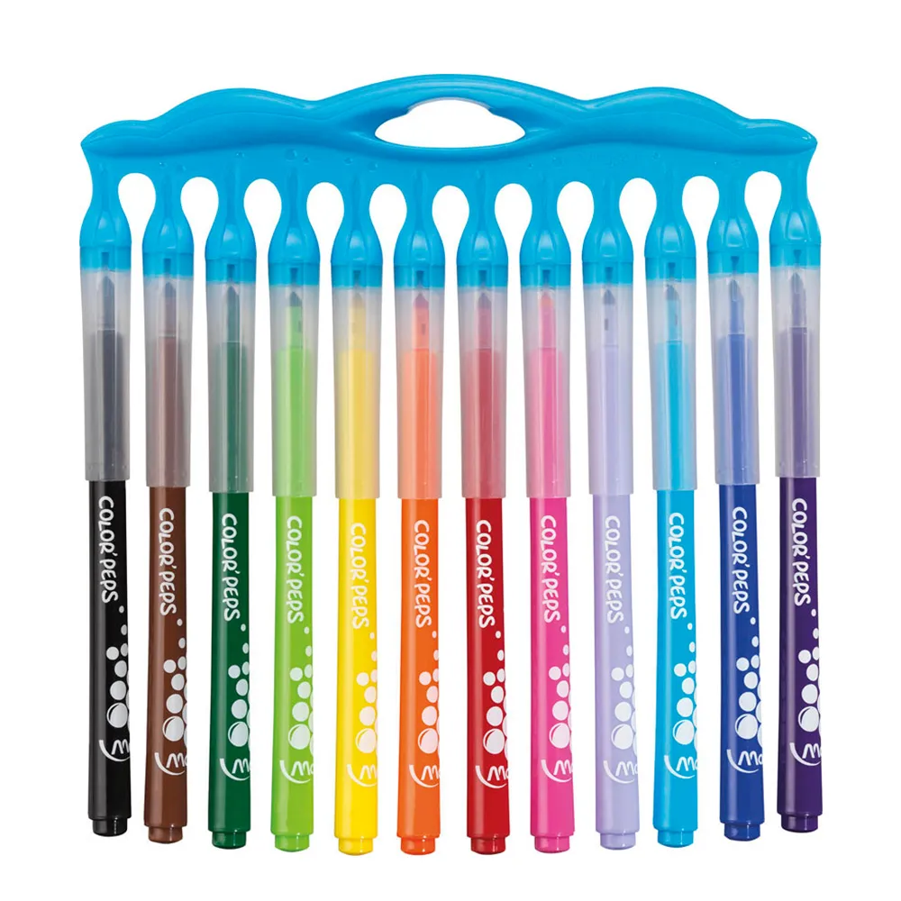 法國Maped-連蓋式兒童專用白板筆12色  兒童專用 白板筆 繪畫 兒童畫畫【台灣現貨】 歷史價格詳細信息