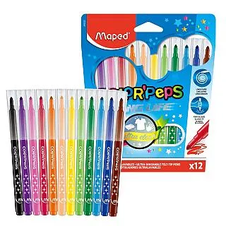 【法國Maped】不沾手三角蠟筆12色 歷史價格詳細信息