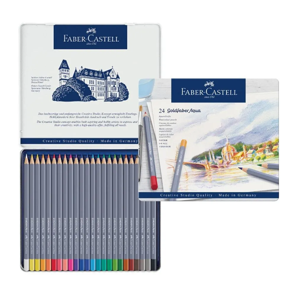 Faber-Castell 紅色系 水性色鉛筆24色(精緻棒棒筒) 歷史價格詳細信息