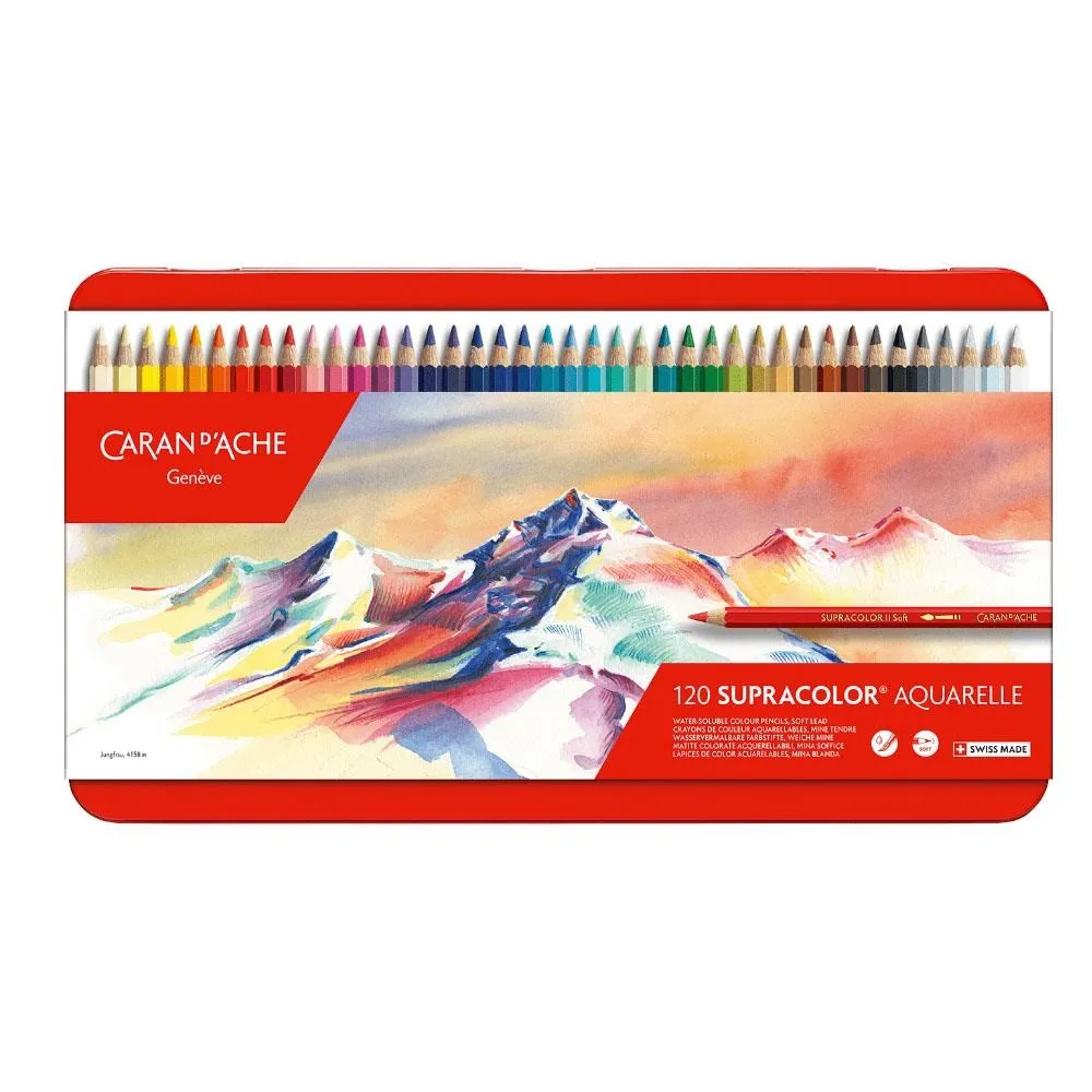 瑞士Caran d’’Ache卡達Supracolor專家級水性彩120色鉛筆* 3888.920 歷史價格詳細信息