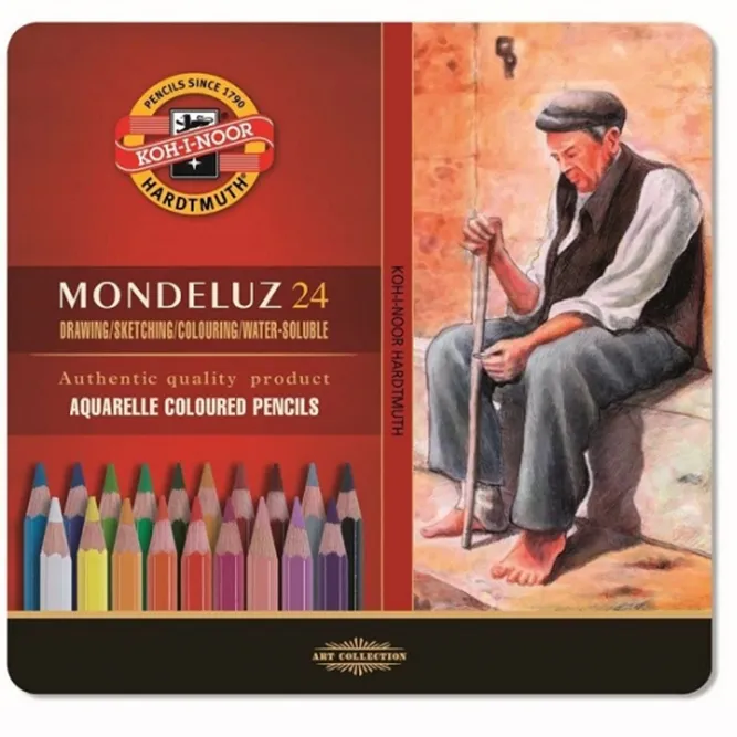 捷克製KOH-I-NOR 24色油性色鉛筆(手工製造刺蝟型24支組)*藍色紋身 歷史價格詳細信息