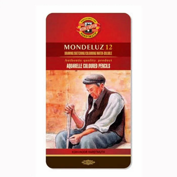 捷克製KOH-I-NOR筆筒造型大三角10色油性色鉛筆 歷史價格詳細信息