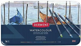 Derwent 達爾文 watercolor aquatone 水溶性36C色鉛筆 歷史價格詳細信息