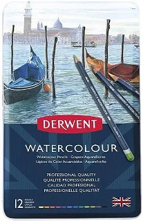 Derwent 達爾文 watercolor aquatone 水溶性36C色鉛筆 歷史價格詳細信息