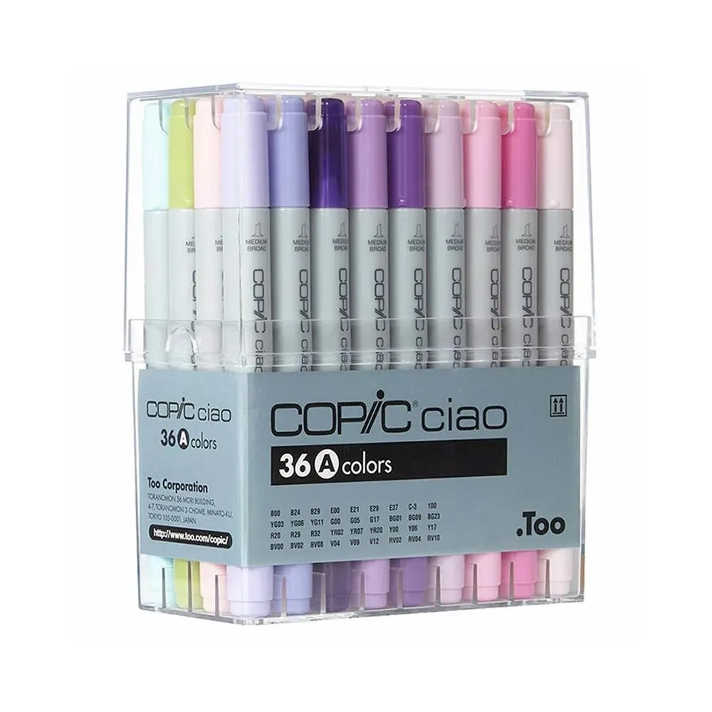 COPIC Ciao 第三代 麥克筆 72 Color TAIWAN 72色 臺灣色系 /盒 歷史價格詳細信息