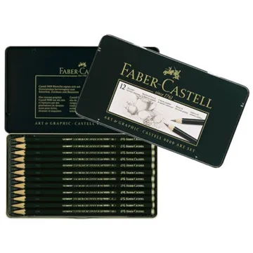 【Faber-Castell】castell 9000 素描鉛筆2H-8B組合12支入/工業設計 台灣輝柏 歷史價格詳細信息