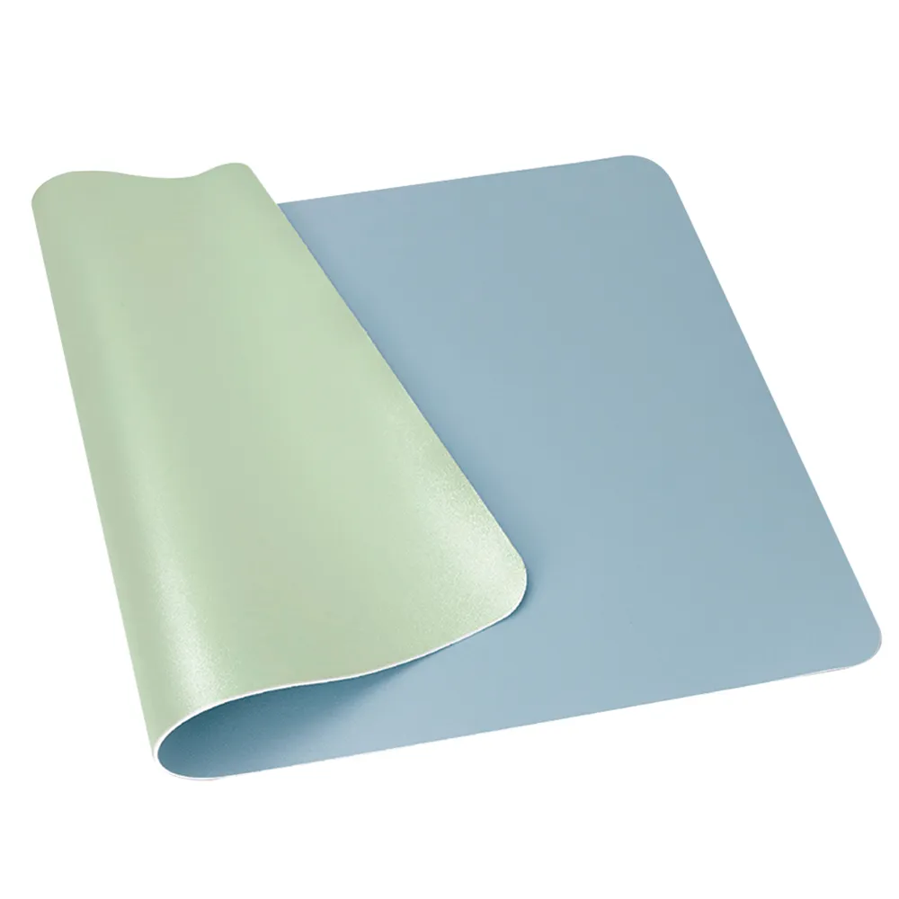 【ABEL】雙色PU皮質桌墊45x90cm-蔚藍+橘黃 歷史價格詳細信息