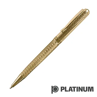 PLATINUM 白金 雙色筆尖 金夾雕花 原子筆 BKG-1200 歷史價格詳細信息