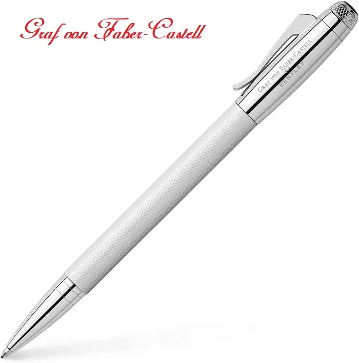 德國 Graf von Faber_castell 賓利聯名 全球限量典藏筆款原子筆 *銀鎢色 歷史價格詳細信息