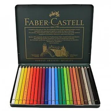 Faber-Castell 紅色系 色鉛筆24色油性水性混搭組 歷史價格詳細信息