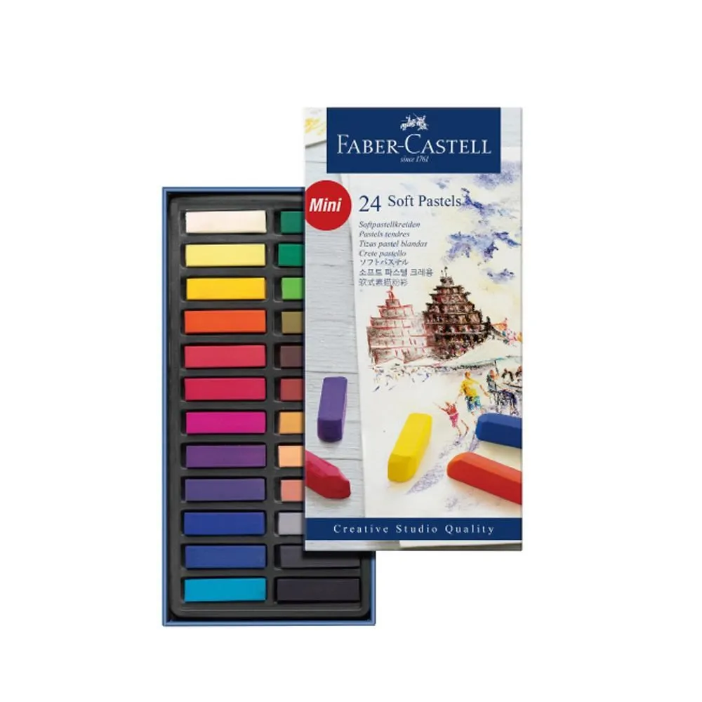 【Faber-Castell】輝柏 創意工坊軟性粉彩條 長型 24色 / 盒 128324 歷史價格詳細信息