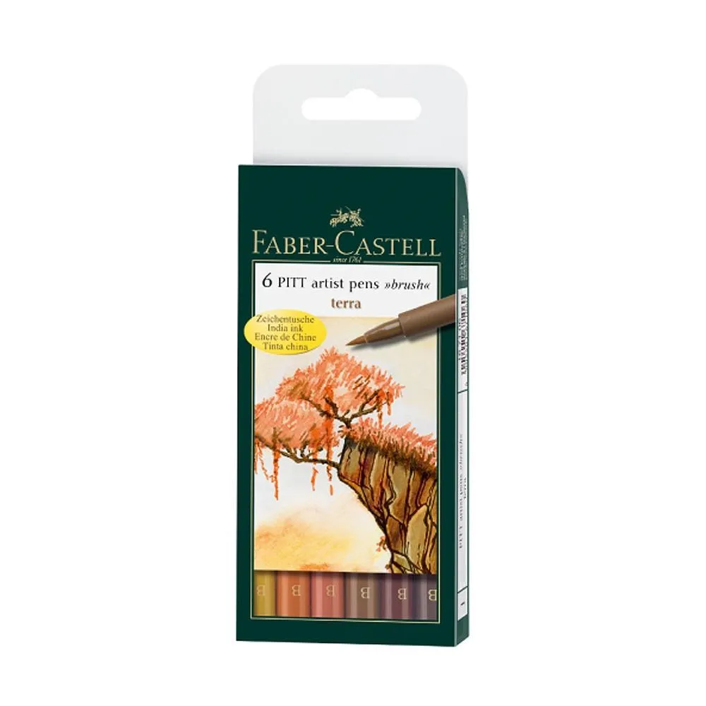 【Faber-Castell】輝柏 PITT藝術筆-軟毛筆頭 細芯 皮膚色系 6支入/盒 167162 歷史價格詳細信息