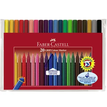 Faber-Castell 德國輝柏 寓教於樂 JUMBO 20色 彩色連接筆 歷史價格詳細信息