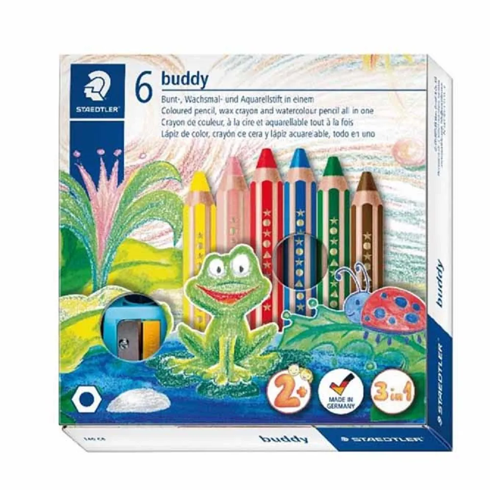 施德樓 Buddy 3合一彩色蠟鉛筆18色 140 C18 歷史價格詳細信息