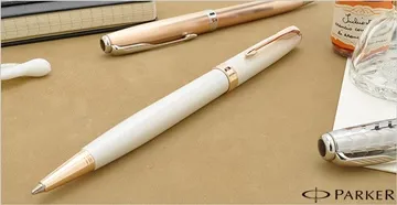 派克 PARKER 新款SONNET 卓爾系列 藍桿白夾 18K金尖鋼筆 歷史價格詳細信息
