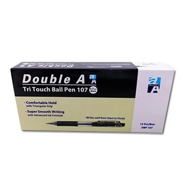 Double A按壓式滑溜原子筆 DBP-107 紅/黑/藍 0.7mm 圓珠筆 書寫筆｜史泰博EZ購 歷史價格詳細信息