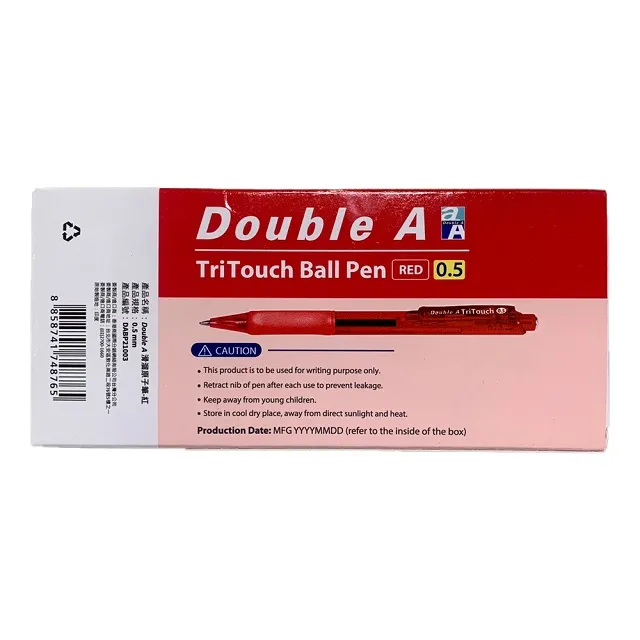 Double A按壓式滑溜原子筆 DBP-107 紅/黑/藍 0.7mm 圓珠筆 書寫筆｜史泰博EZ購 歷史價格詳細信息