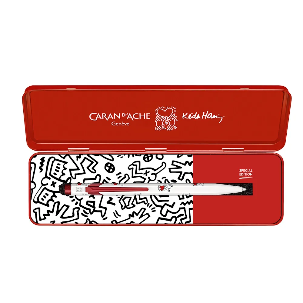 瑞士 卡達 CARAN D’ACHE KEITH HARING 藝術家特別版 水溶性色鉛筆+蠟筆組(3000.023) 歷史價格詳細信息