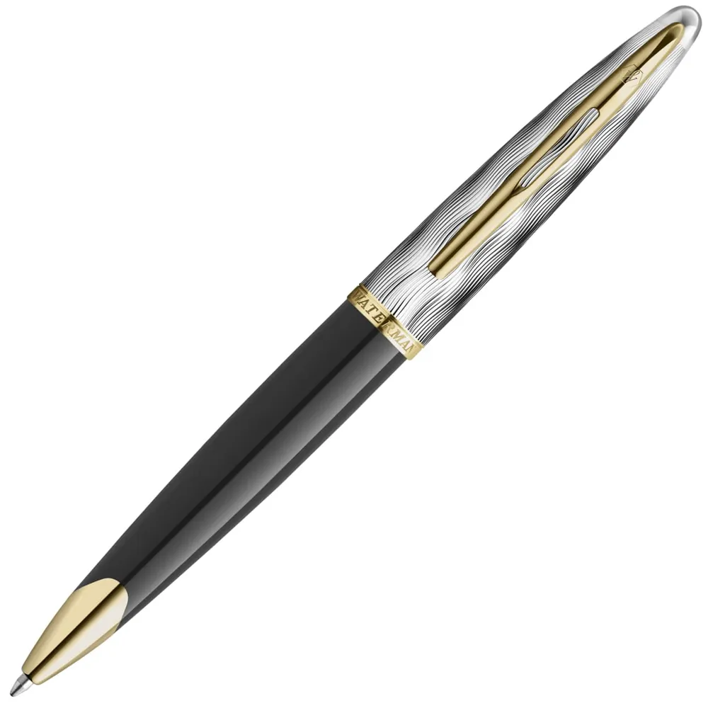 Waterman 海洋筆系黑桿白夾18k鋼筆 歷史價格詳細信息