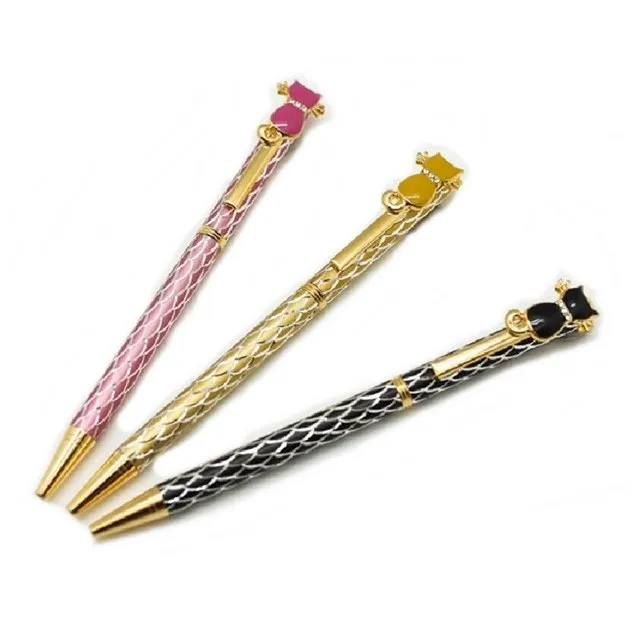 台灣製造日系精品交響樂貓咪水鑽原子筆NO.65374 歷史價格詳細信息