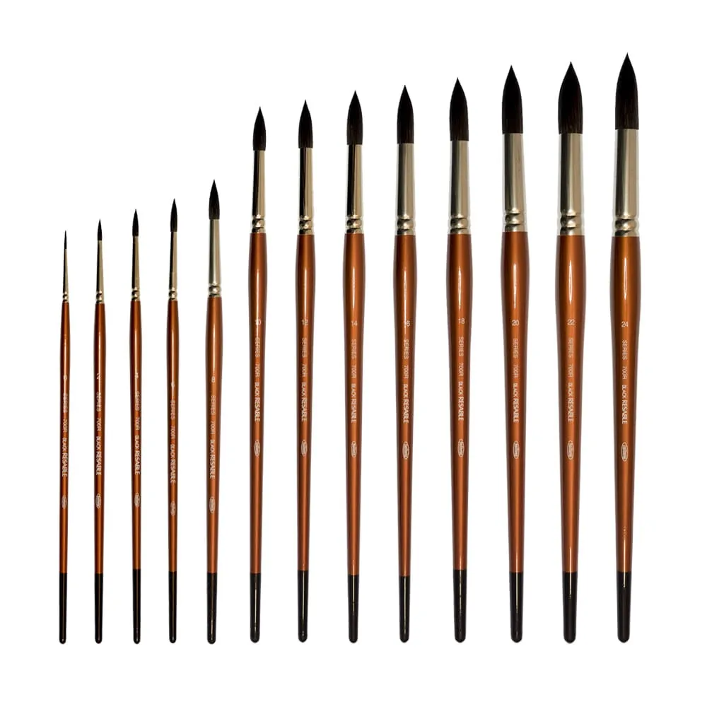 日本 HOLBEIN 好賓 700F 黑貂水彩筆 (半圓) #3號 單支價格 歷史價格詳細信息