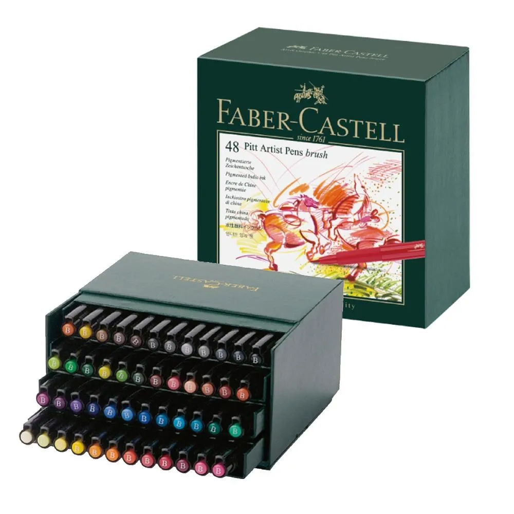 【Faber-Castell】輝柏 PITT藝術筆90入典藏木盒/盒 167400 歷史價格詳細信息