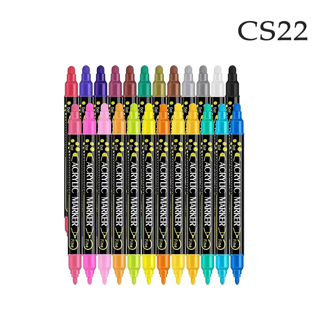 雙頭丙烯馬克筆軟頭學生專用美術不透紙兒童粗支彩色繪畫筆水彩筆 歷史價格詳細信息