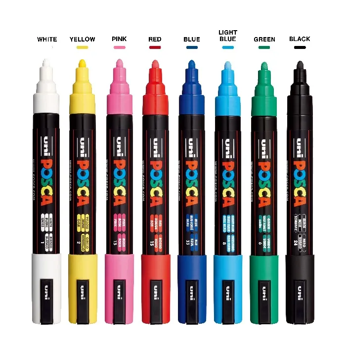 日本 三菱 uni POSCA PC-5M Marker 中字水性麥克筆單支(10支) 歷史價格詳細信息